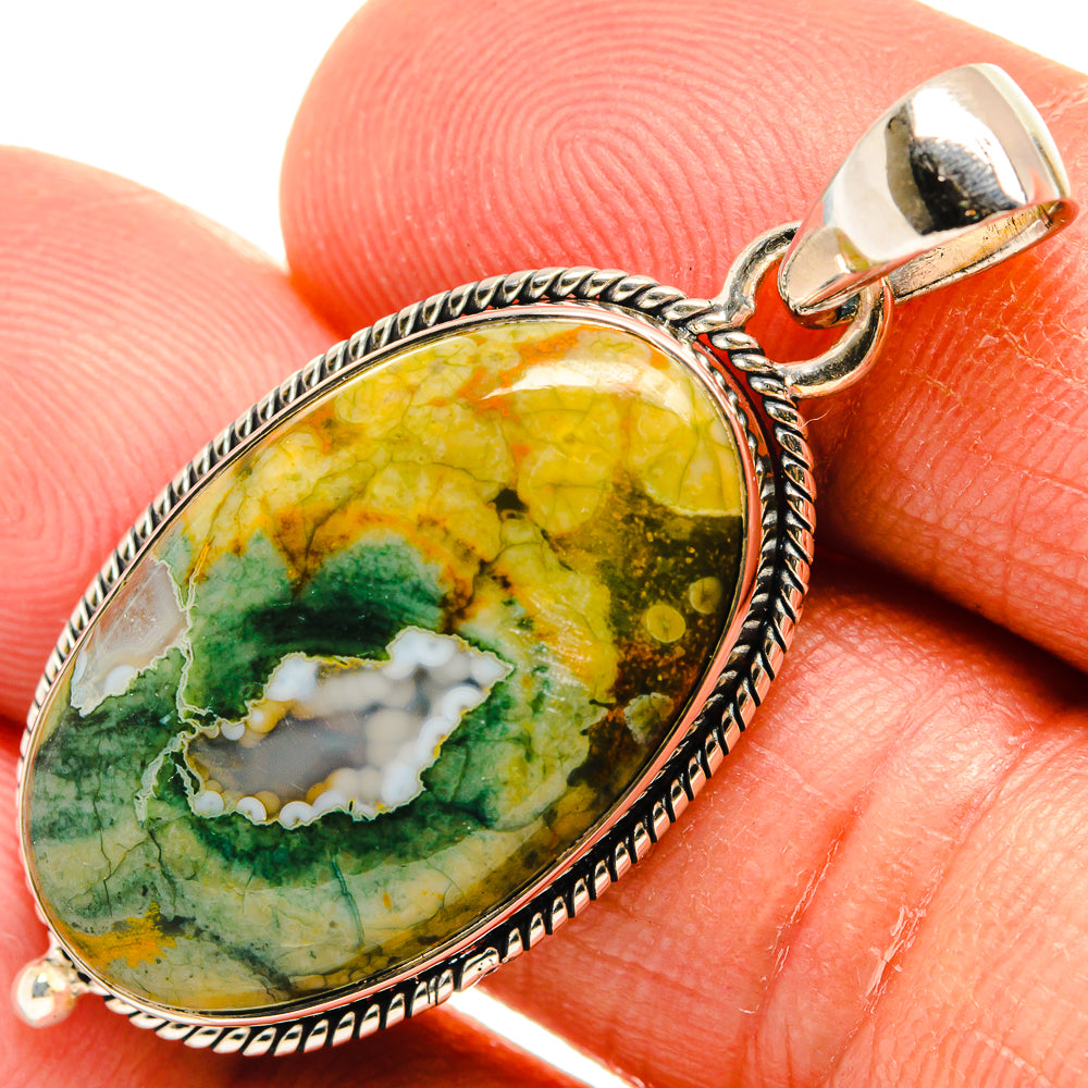 Rainforest Opal Pendants handcrafted by Anasilvercos - PD25644