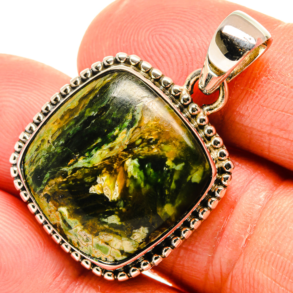 Rainforest Opal Pendants handcrafted by Anasilvercos - PD25645