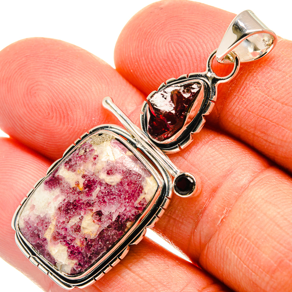 Lepidolite Pendants handcrafted by Anasilvercos - PD25657