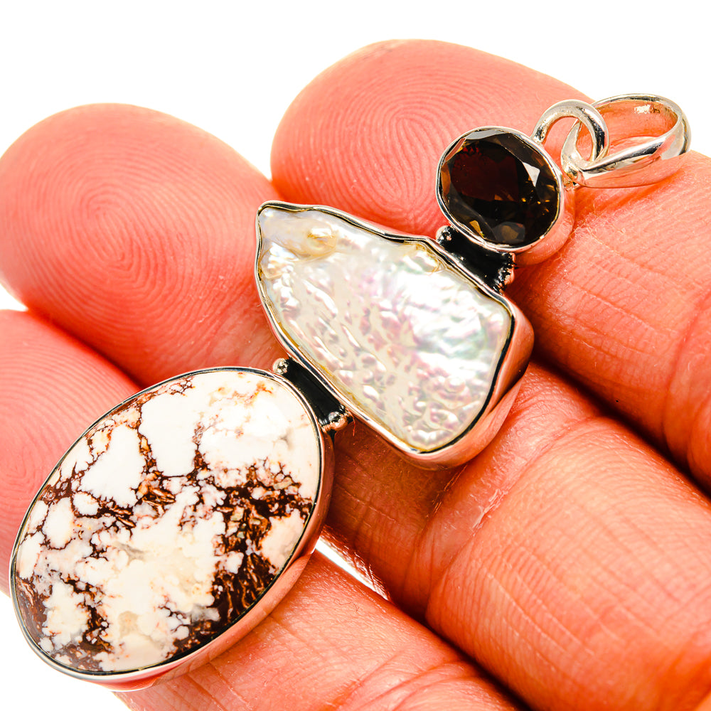 Wild Horse Jasper Pendants handcrafted by Anasilvercos - PD25659