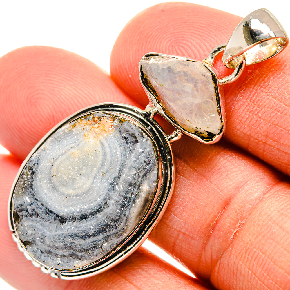 Desert Druzy Pendants handcrafted by Anasilvercos - PD25662