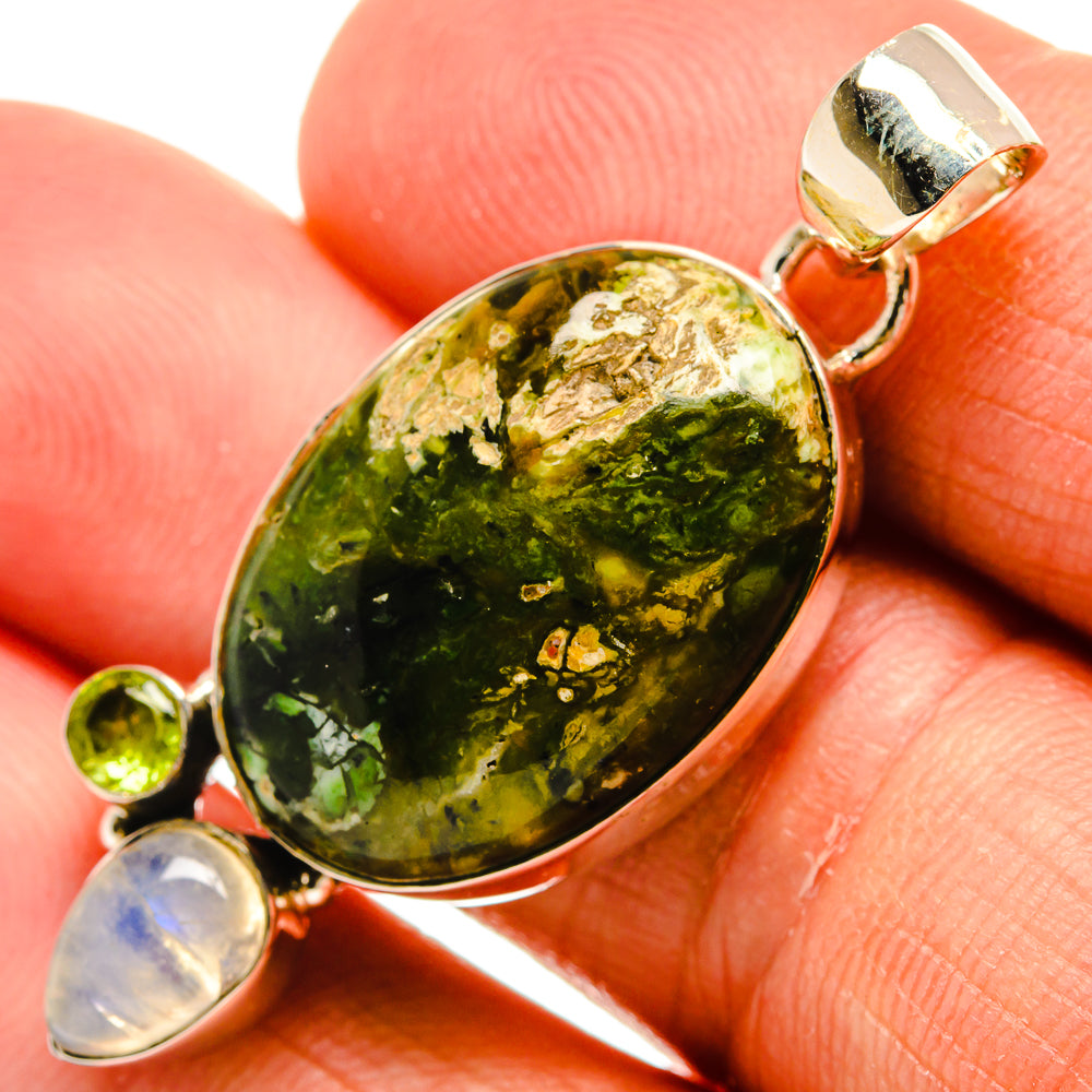Rainforest Opal Pendants handcrafted by Anasilvercos - PD25675