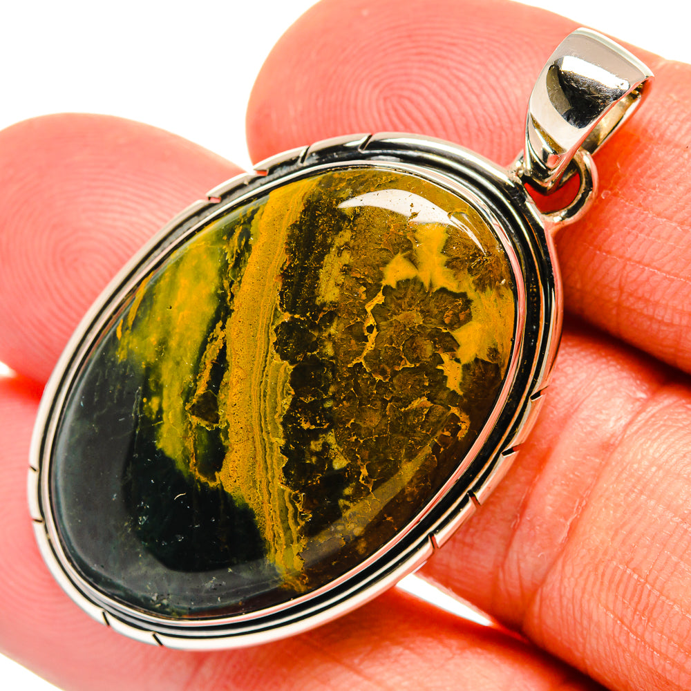 Ocean Jasper Pendants handcrafted by Anasilvercos - PD25706