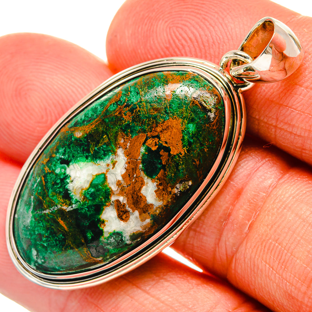 Chrysocolla Pendants handcrafted by Anasilvercos - PD25718