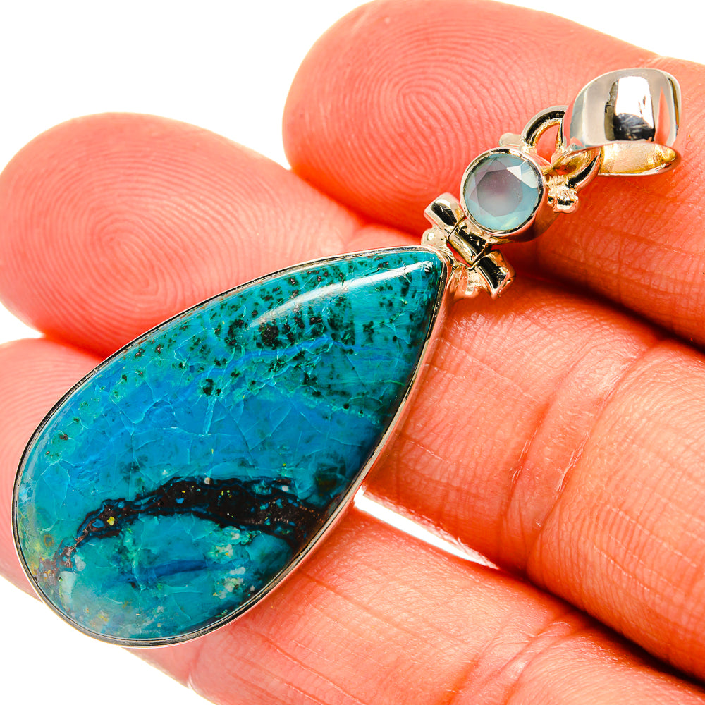 Shattuckite Pendants handcrafted by Anasilvercos - PD25720
