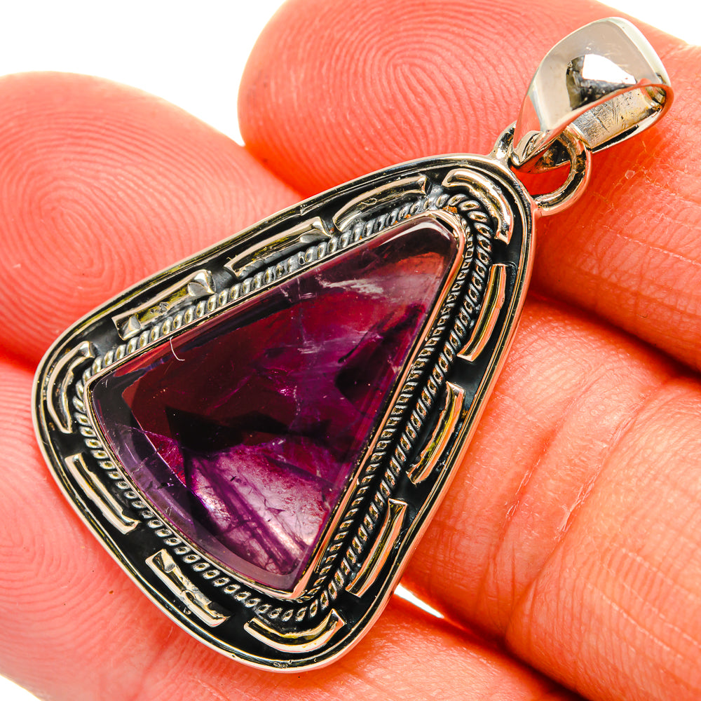 Star Amethyst Pendants handcrafted by Anasilvercos - PD25733