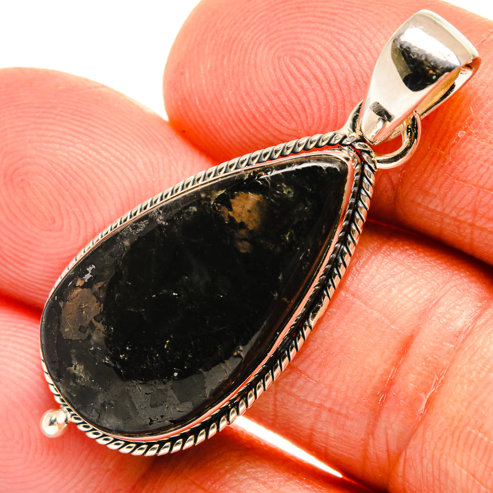 Gabbro Stone Pendants handcrafted by Anasilvercos - PD25748