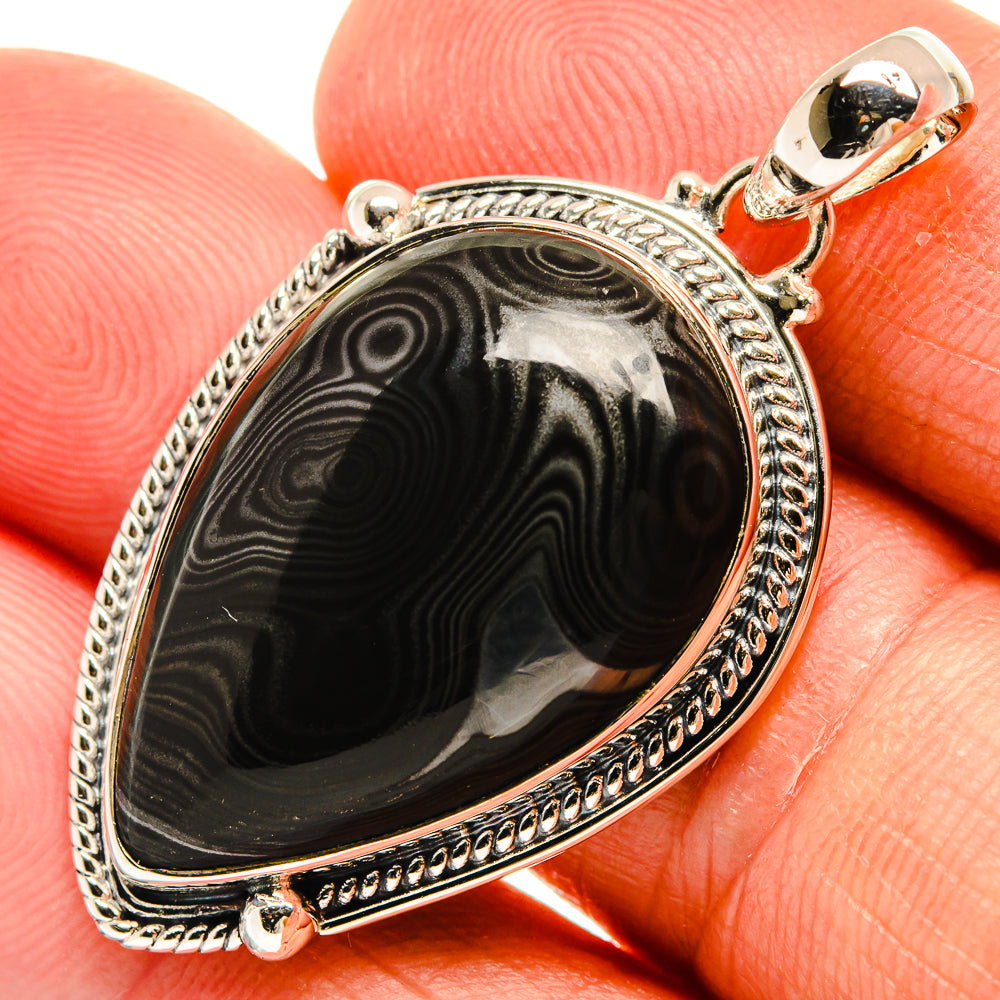 Psilomelane Pendants handcrafted by Anasilvercos - PD25758