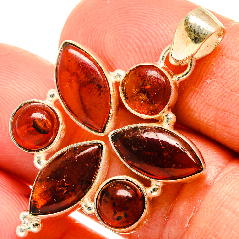 Baltic Amber Pendants handcrafted by Anasilvercos - PD25761