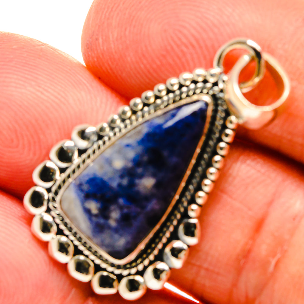 Sodalite Pendants handcrafted by Anasilvercos - PD25764