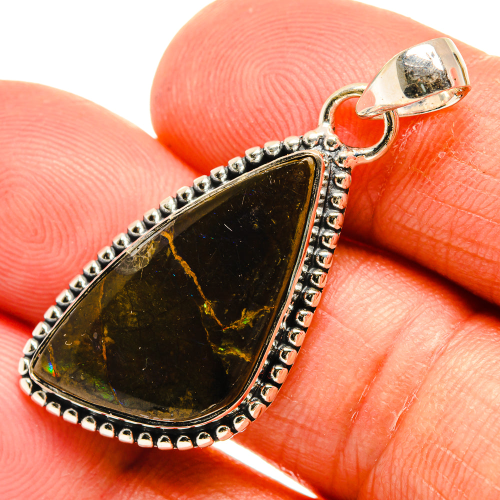 Ammolite Pendants handcrafted by Anasilvercos - PD25766