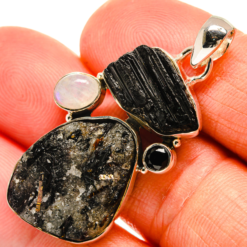 Astrophyllite Pendants handcrafted by Anasilvercos - PD25783