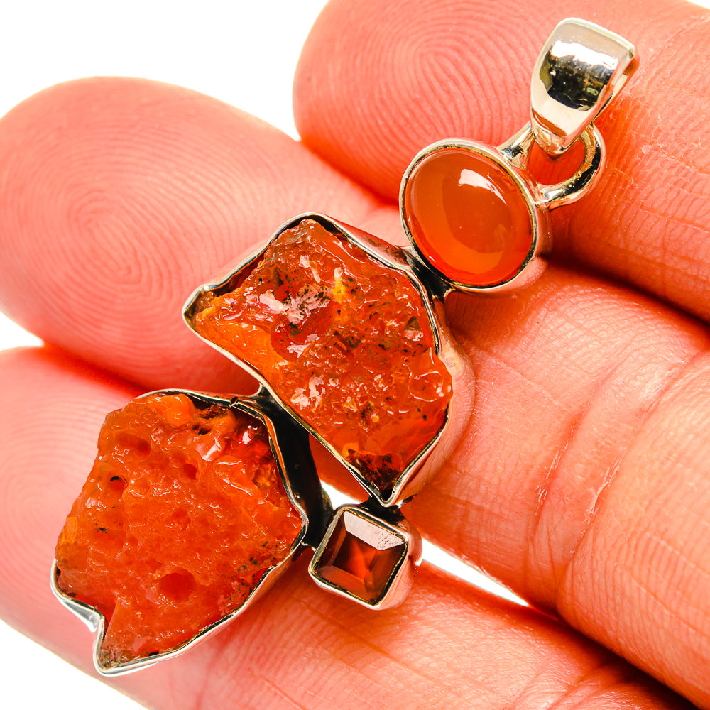 Carnelian Pendants handcrafted by Anasilvercos - PD25789