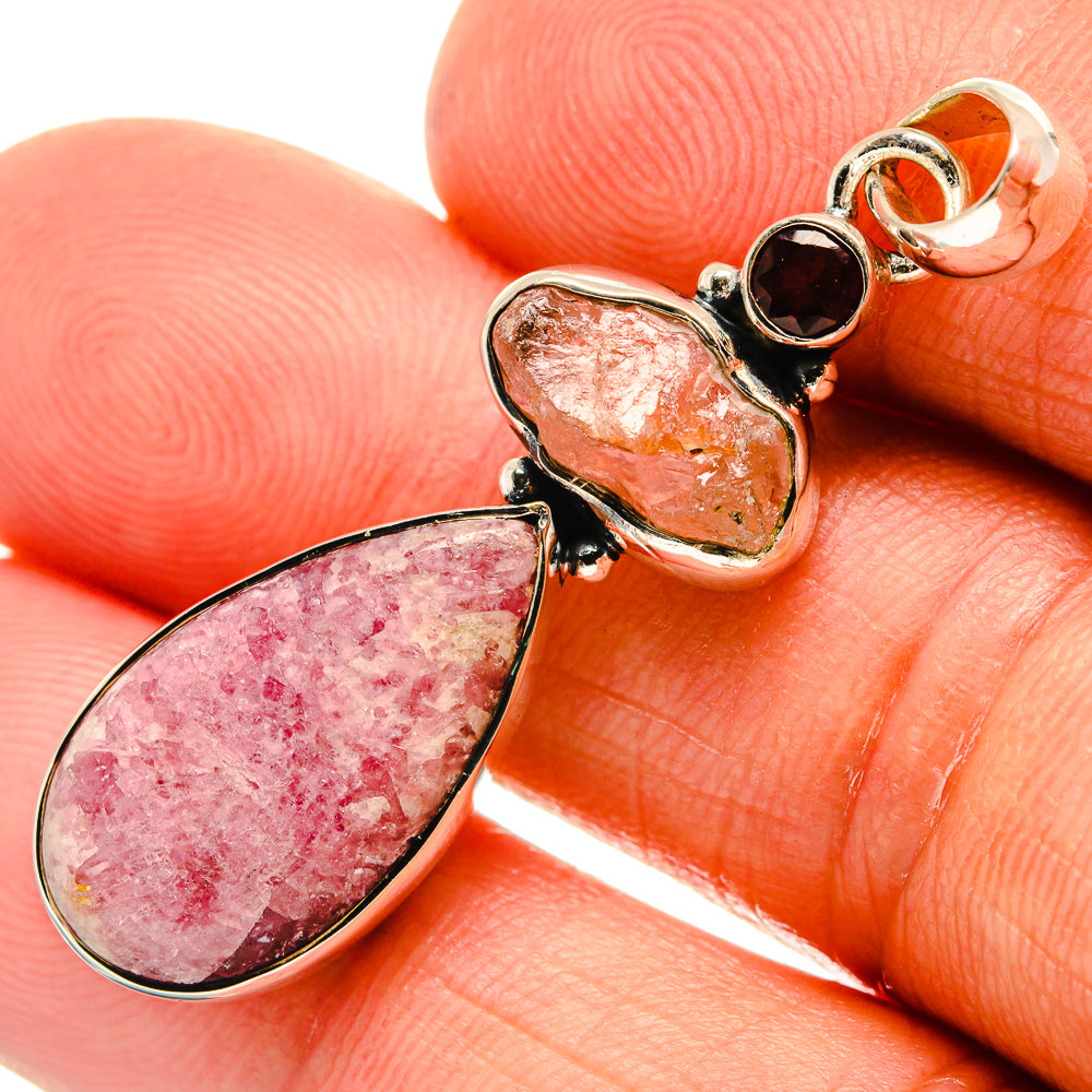 Rhodochrosite Pendants handcrafted by Anasilvercos - PD25790