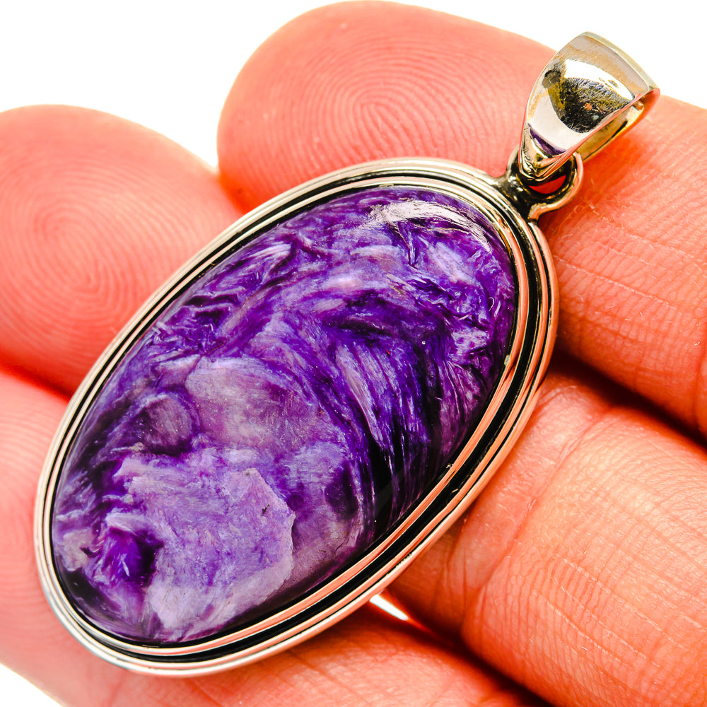 Charoite Pendants handcrafted by Anasilvercos - PD25802