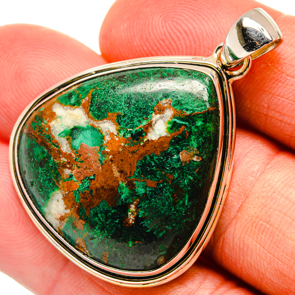 Chrysocolla Pendants handcrafted by Anasilvercos - PD25804