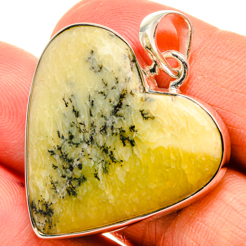 Dendritic Agate Pendants handcrafted by Anasilvercos - PD25806