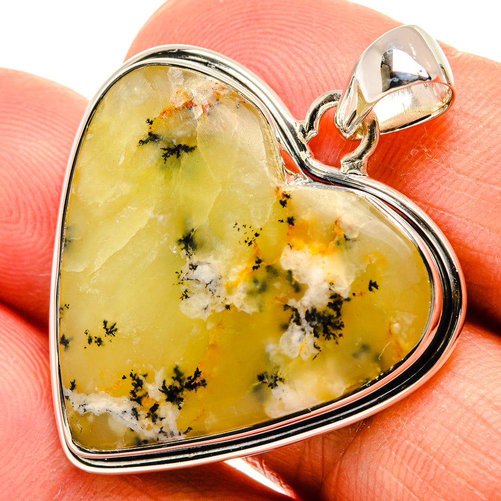 Dendritic Agate Pendants handcrafted by Anasilvercos - PD25807