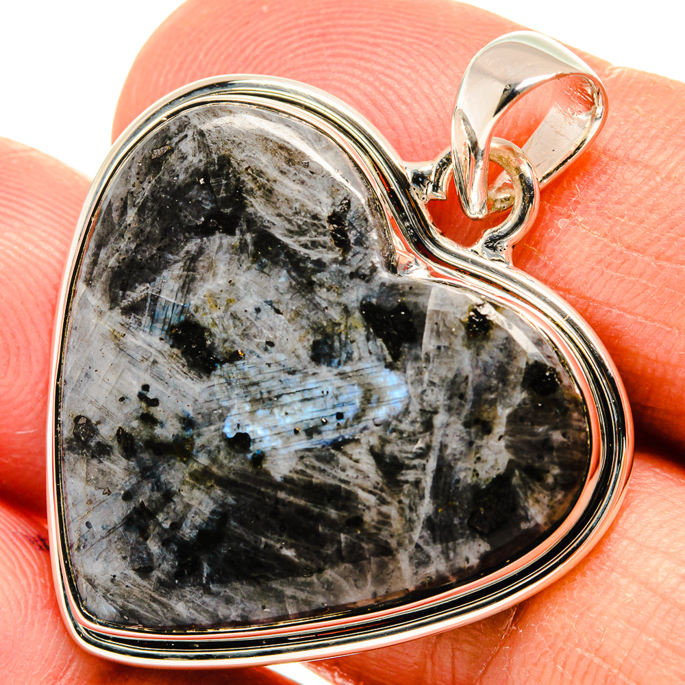 Gabbro Stone Pendants handcrafted by Anasilvercos - PD25809