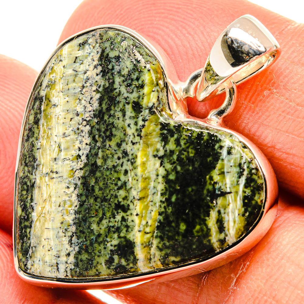 Lizard Jasper Pendants handcrafted by Anasilvercos - PD25814