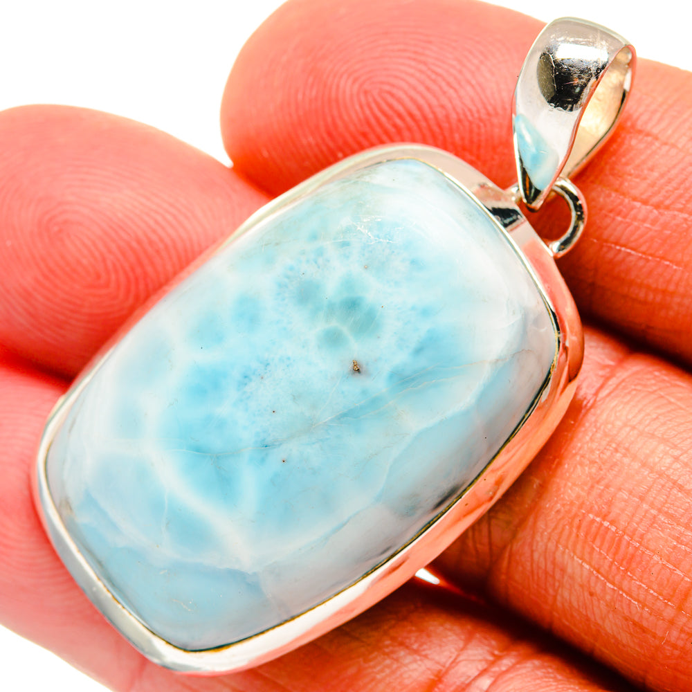 Larimar Pendants handcrafted by Anasilvercos - PD25840