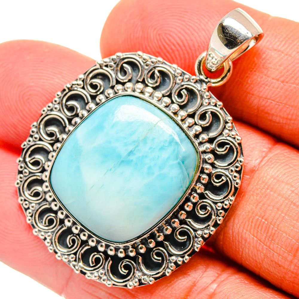 Larimar Pendants handcrafted by Anasilvercos - PD25841