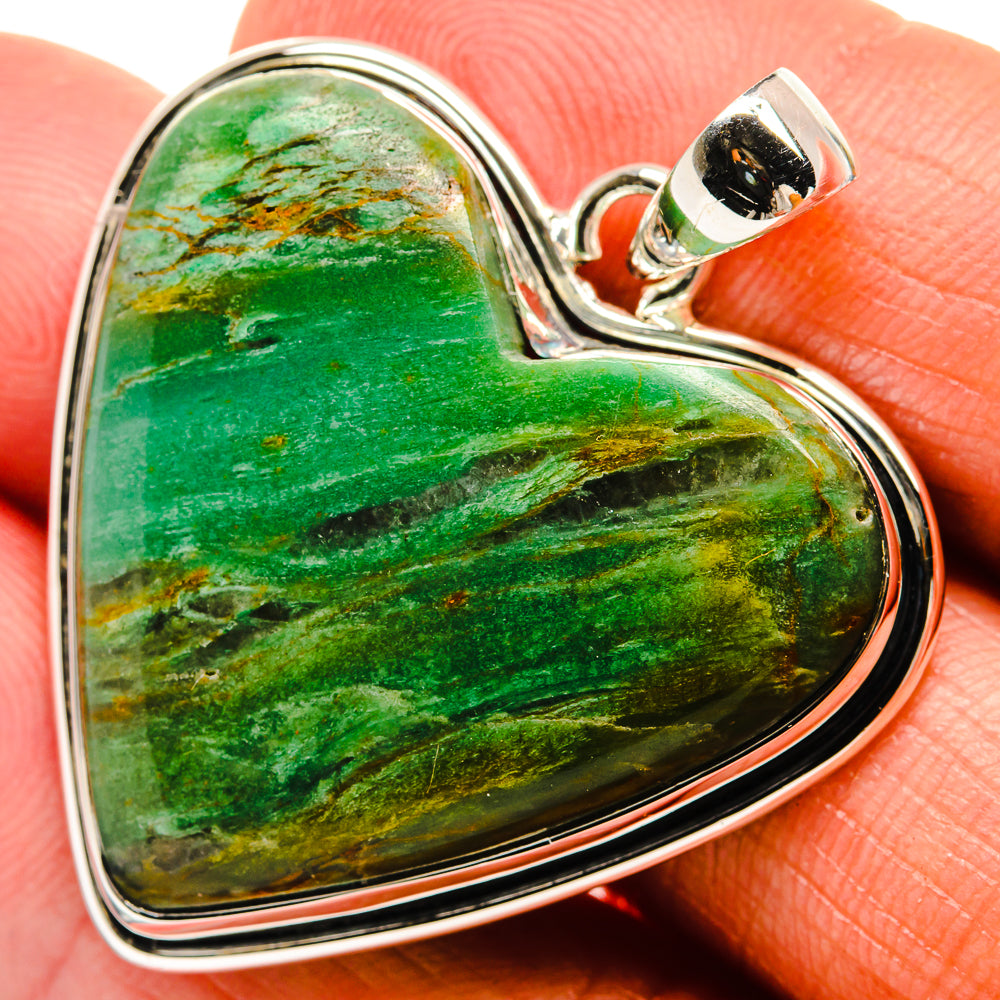 Rainforest Jasper Pendants handcrafted by Anasilvercos - PD25846