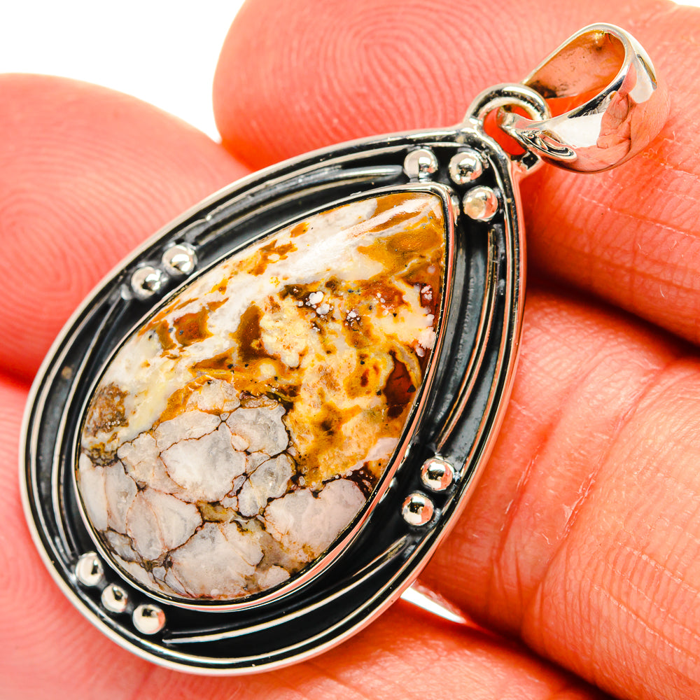 Wild Horse Jasper Pendants handcrafted by Anasilvercos - PD25863
