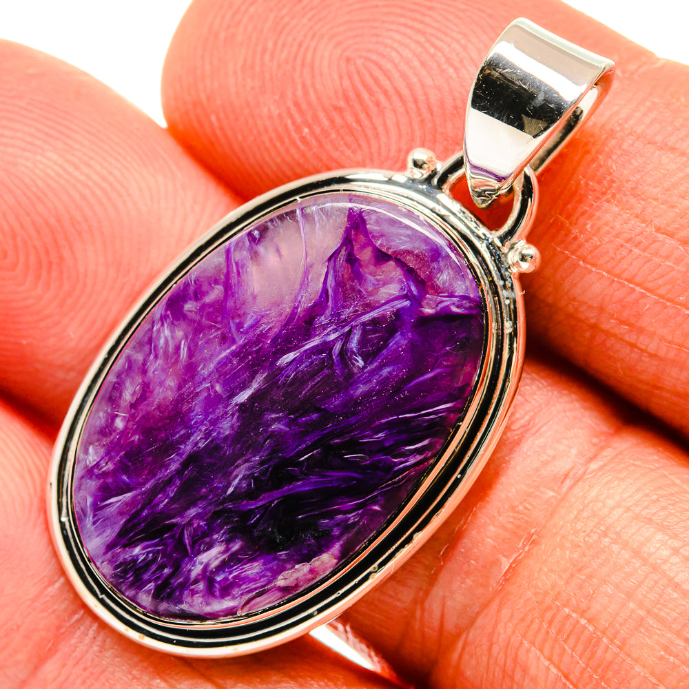 Charoite Pendants handcrafted by Anasilvercos - PD25865