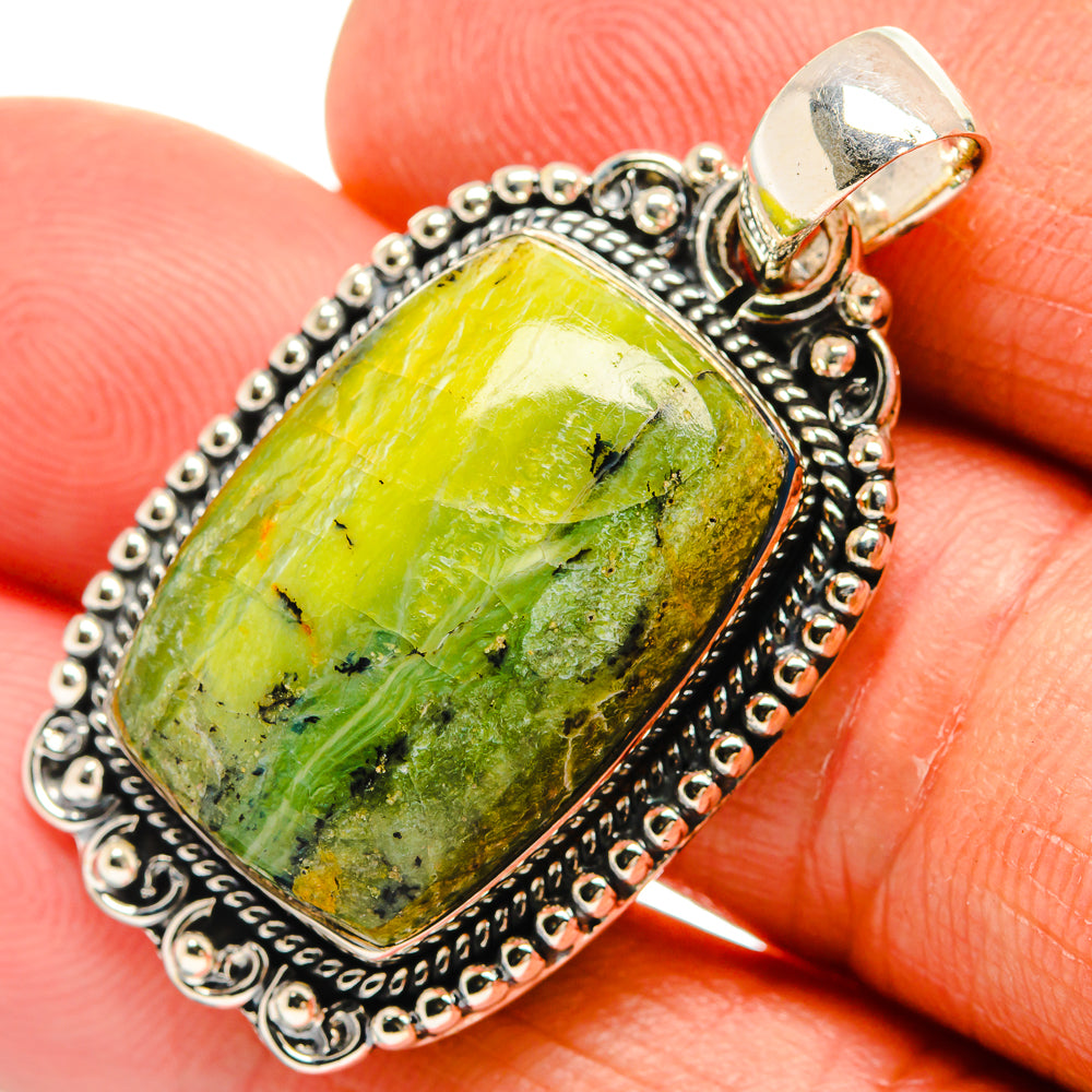 Rainforest Jasper Pendants handcrafted by Anasilvercos - PD25894