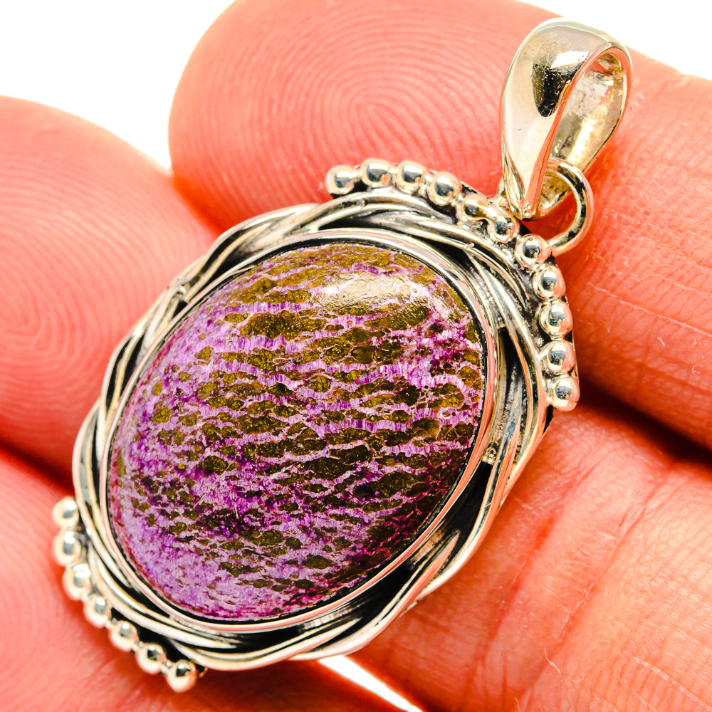 Stichtite Pendants handcrafted by Anasilvercos - PD25899