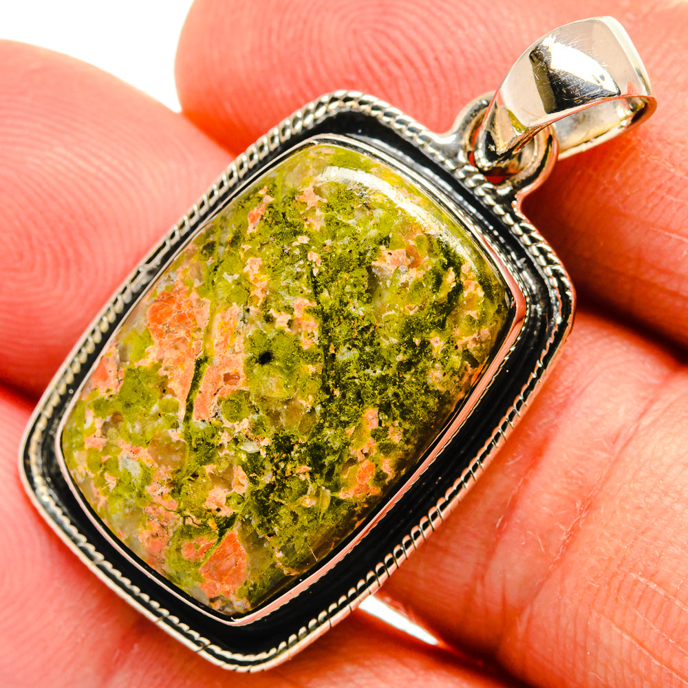 Unakite Pendants handcrafted by Anasilvercos - PD25902