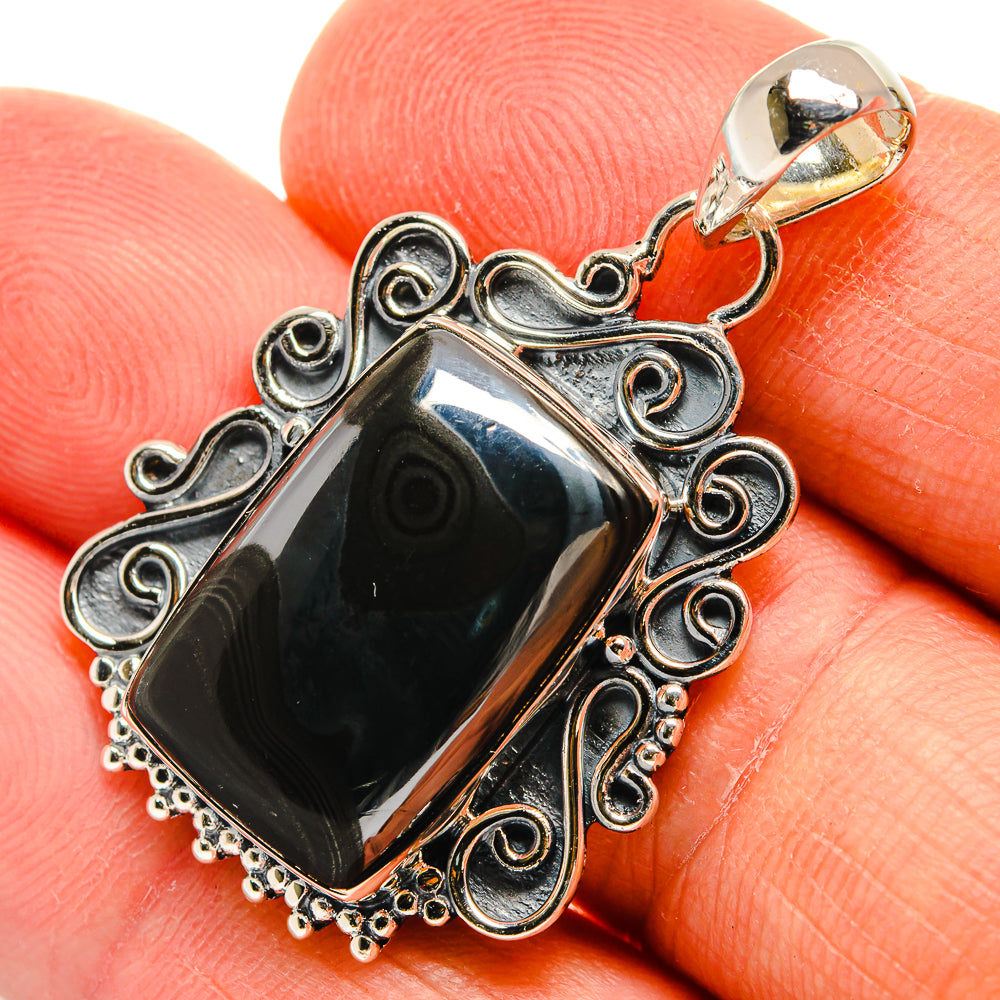 Psilomelane Pendants handcrafted by Anasilvercos - PD25912