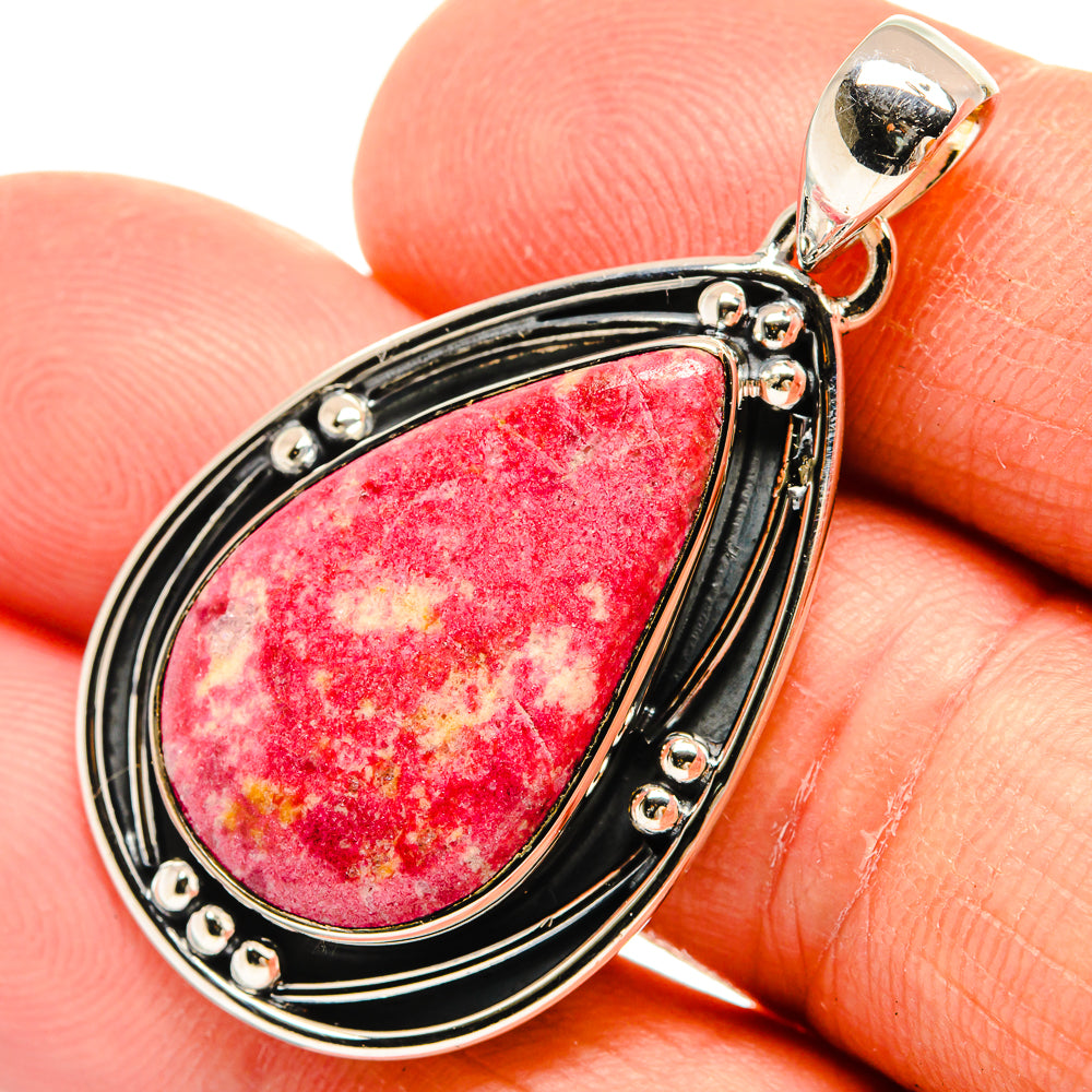 Thulite Pendants handcrafted by Anasilvercos - PD25916