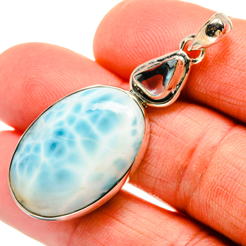 Larimar Pendants handcrafted by Anasilvercos - PD25922