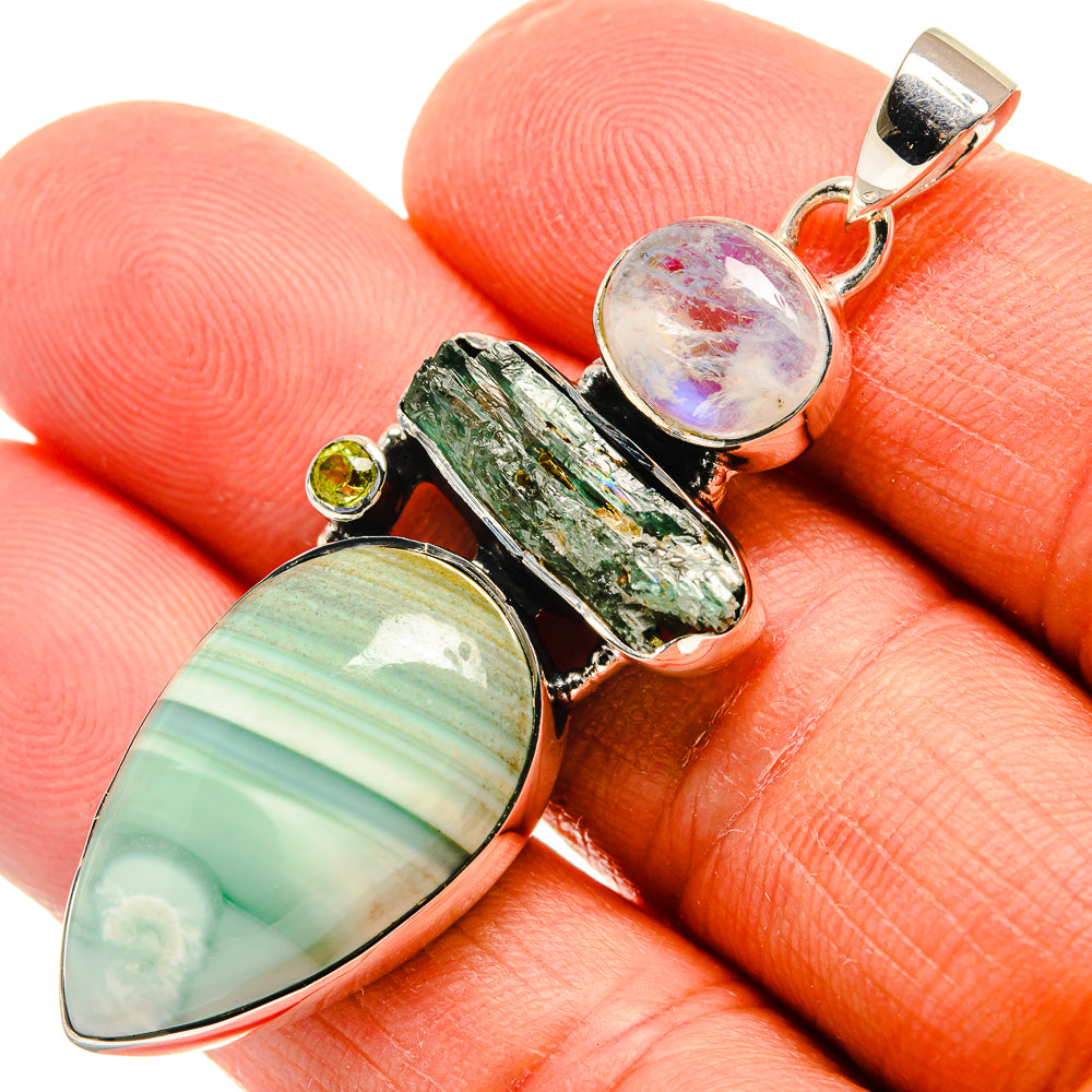 Ocean Jasper Pendants handcrafted by Anasilvercos - PD25928