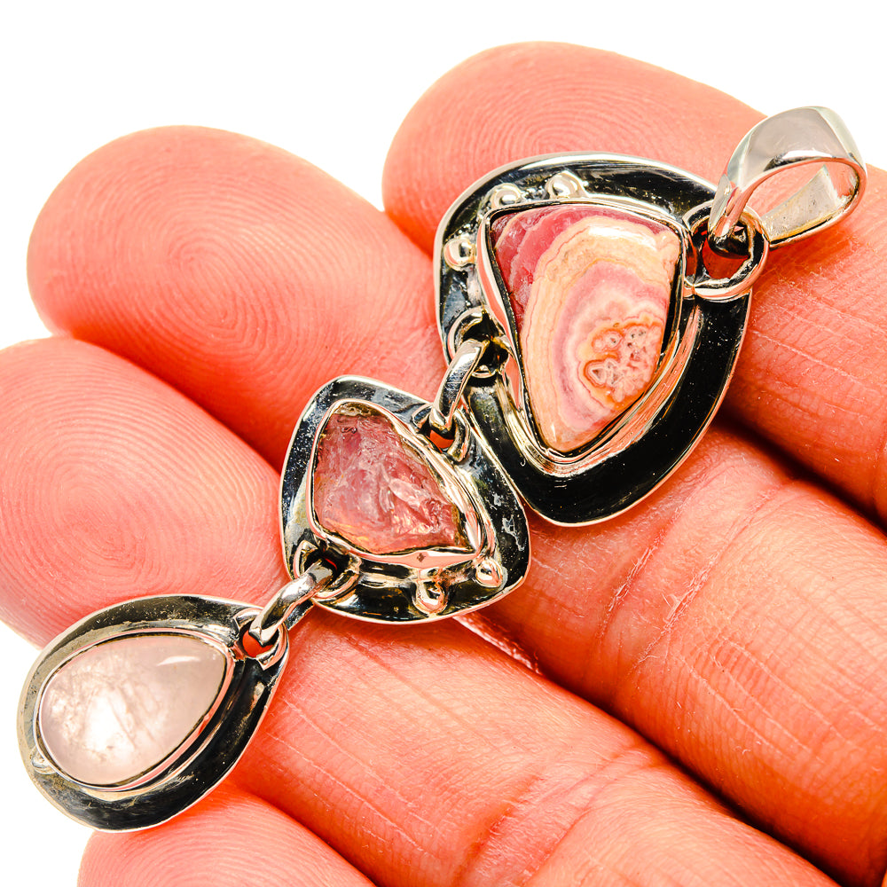 Rhodochrosite Pendants handcrafted by Anasilvercos - PD25939