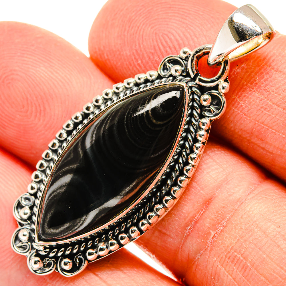 Psilomelane Pendants handcrafted by Anasilvercos - PD25948