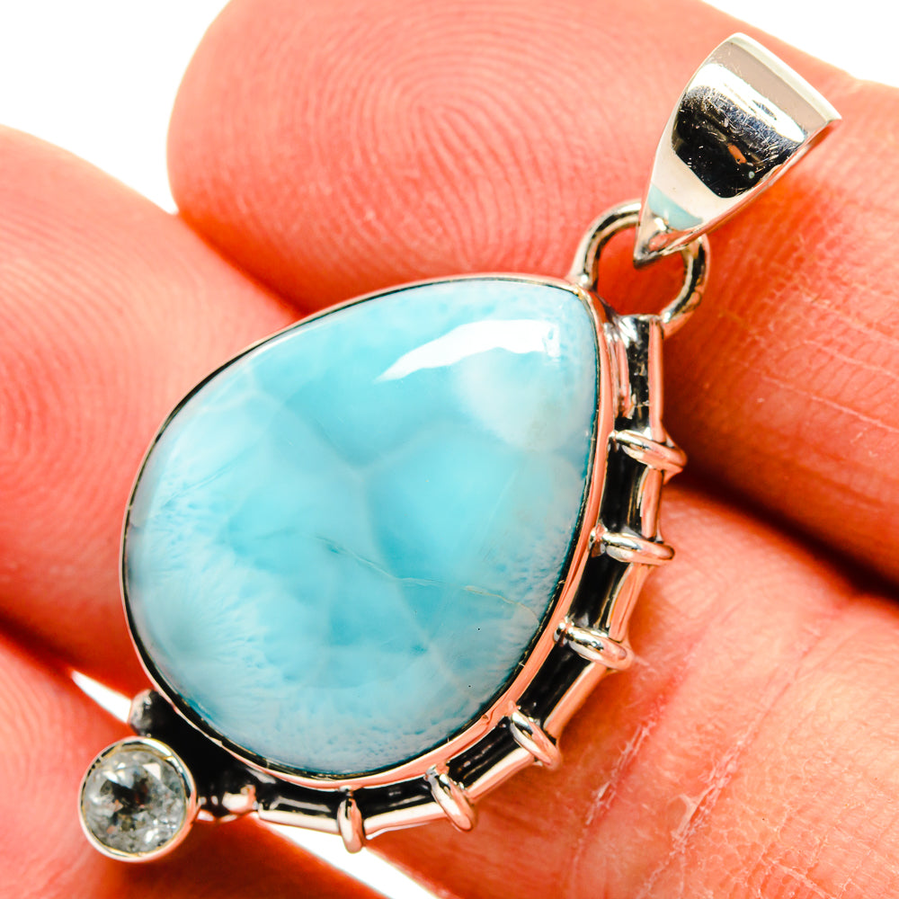 Larimar Pendants handcrafted by Anasilvercos - PD25950