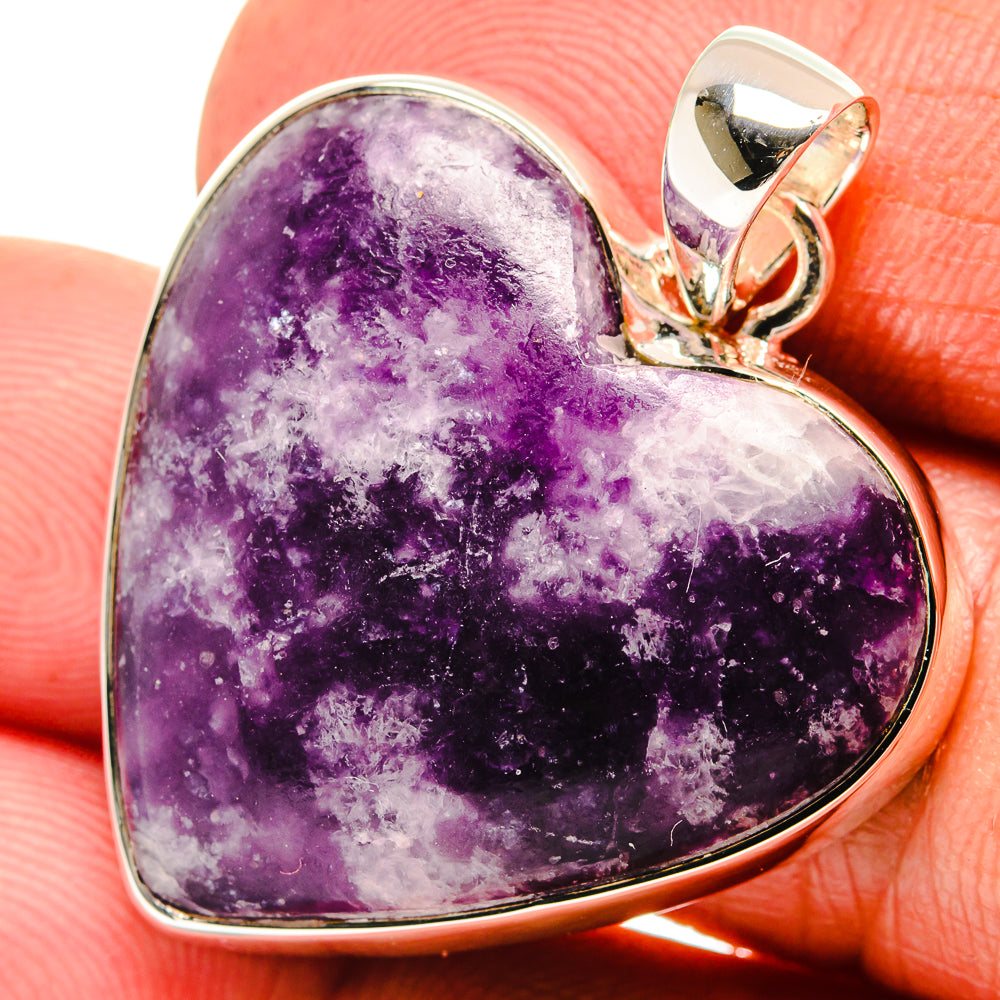 Lepidolite Pendants handcrafted by Anasilvercos - PD25969