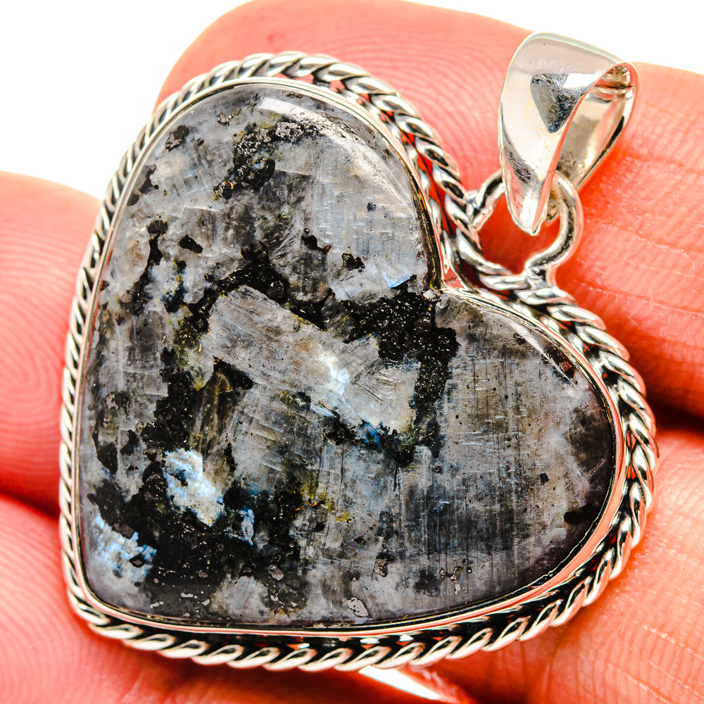 Gabbro Stone Pendants handcrafted by Anasilvercos - PD25970