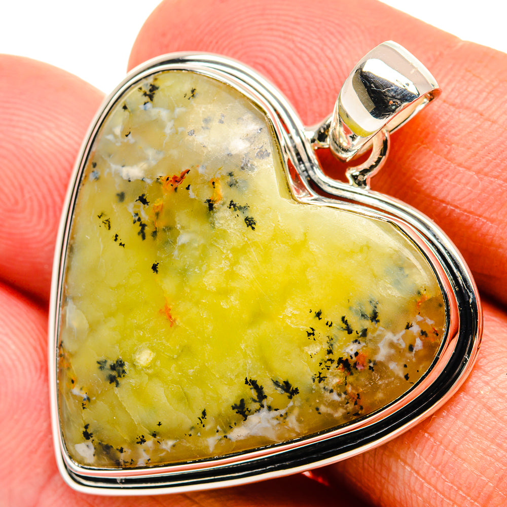 Dendritic Agate Pendants handcrafted by Anasilvercos - PD25972