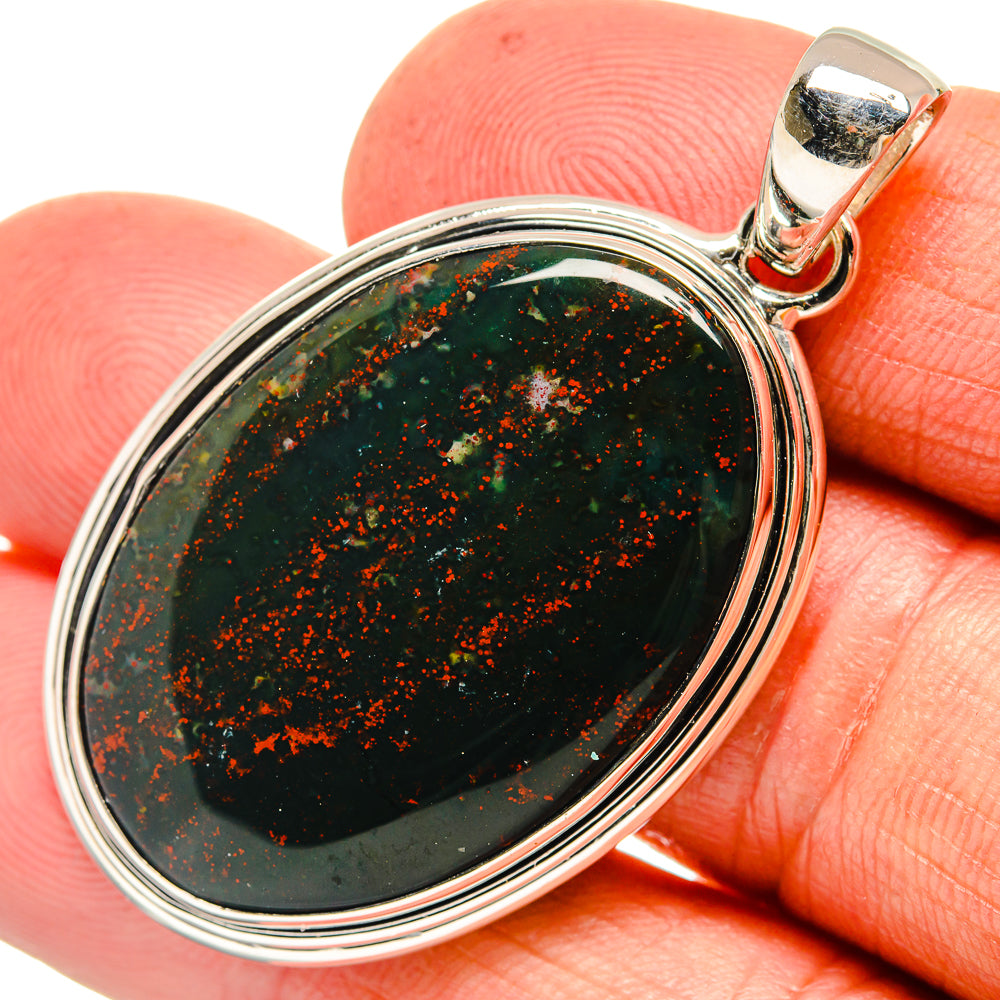 Bloodstone Pendants handcrafted by Anasilvercos - PD25974