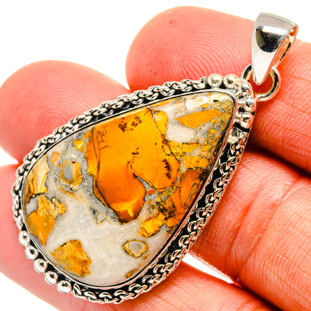 Brecciated Mookaite Pendants handcrafted by Anasilvercos - PD25975