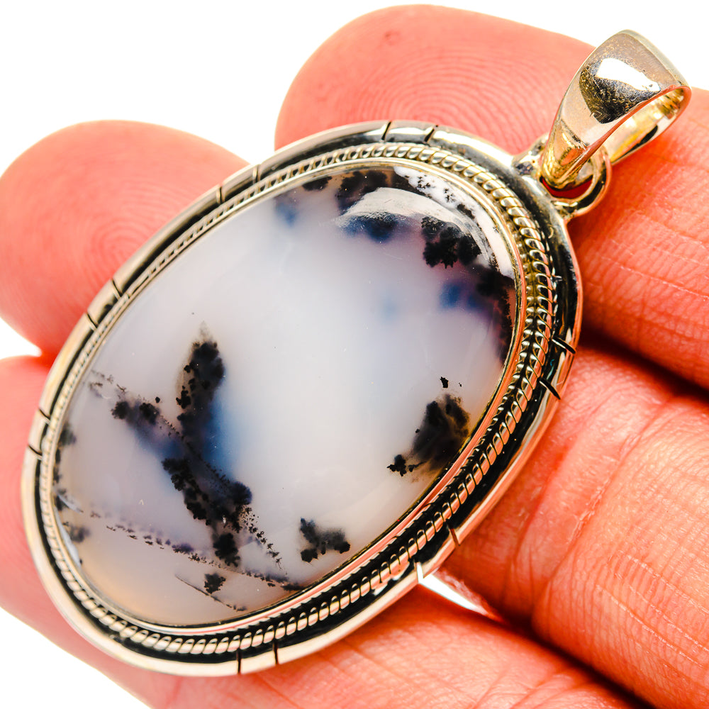 Dendritic Opal Pendants handcrafted by Anasilvercos - PD25978