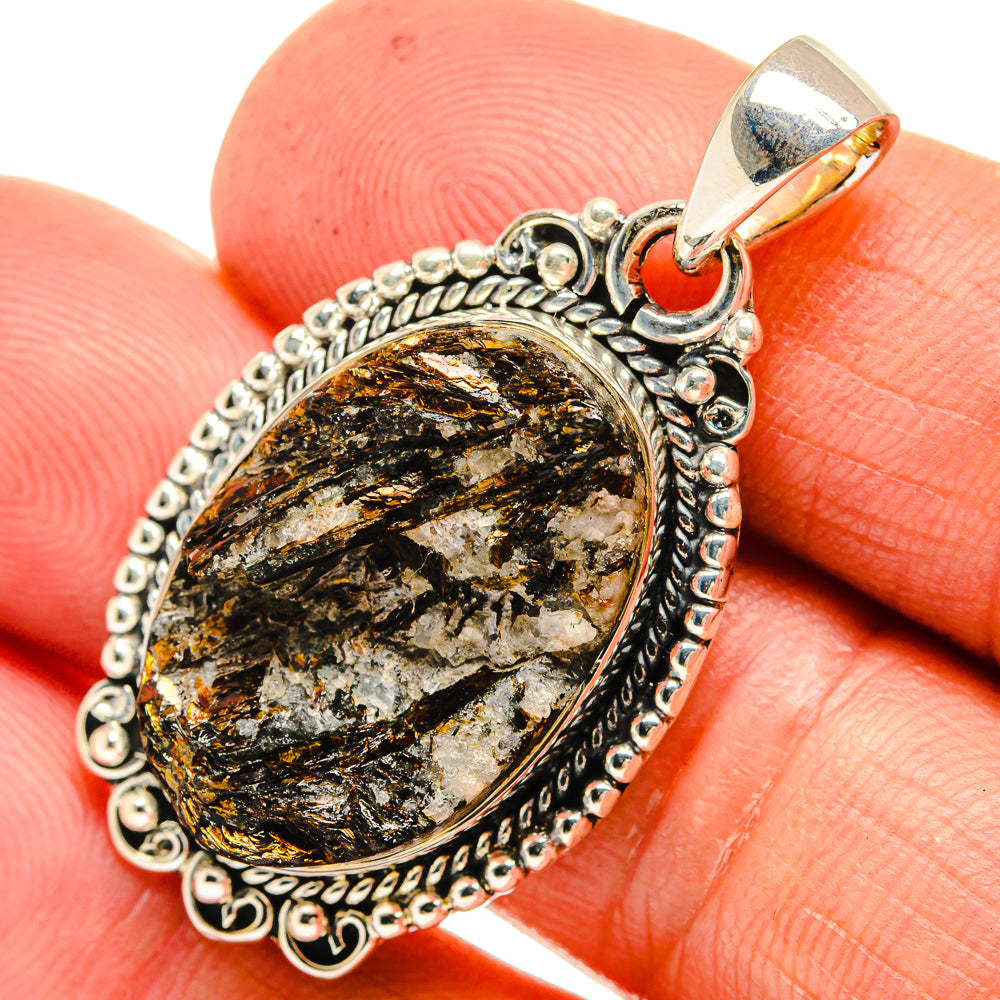 Astrophyllite Pendants handcrafted by Anasilvercos - PD25985