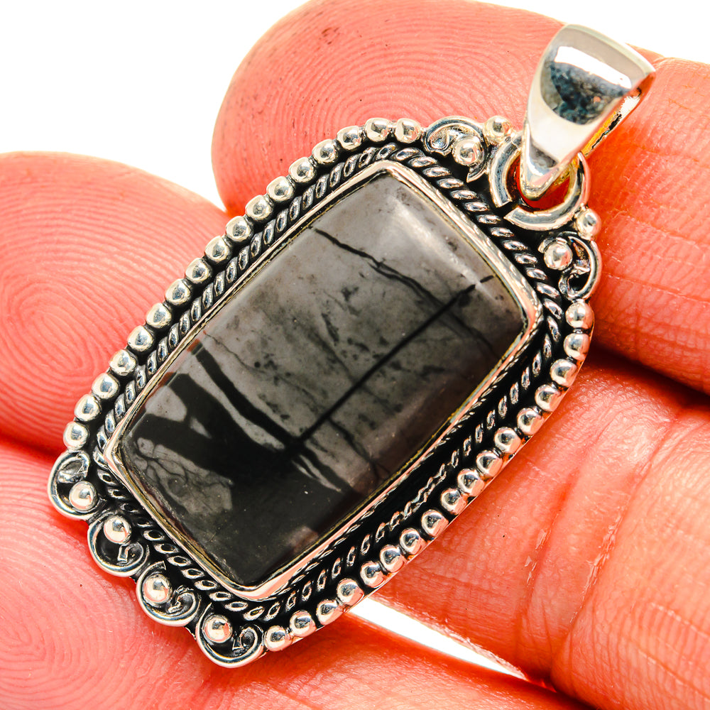 Picasso Jasper Pendants handcrafted by Anasilvercos - PD25986