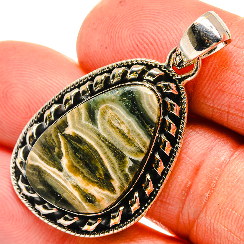 Ocean Jasper Pendants handcrafted by Anasilvercos - PD25992
