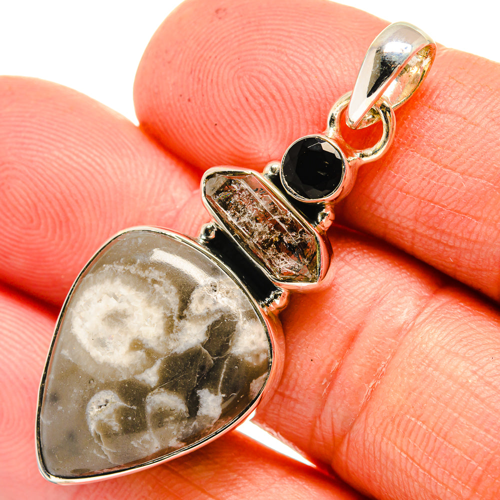 Ocean Jasper Pendants handcrafted by Anasilvercos - PD25993