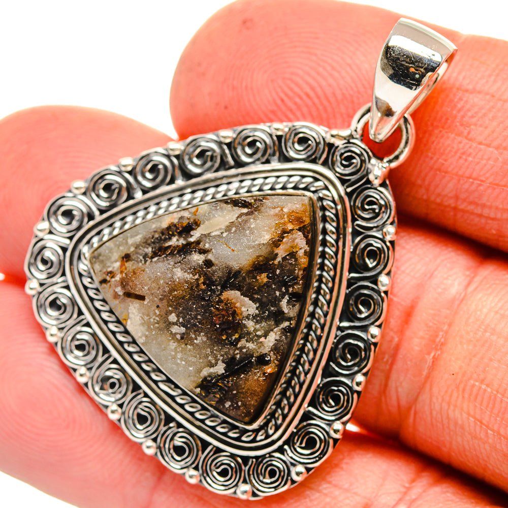 Astrophyllite Pendants handcrafted by Anasilvercos - PD25995